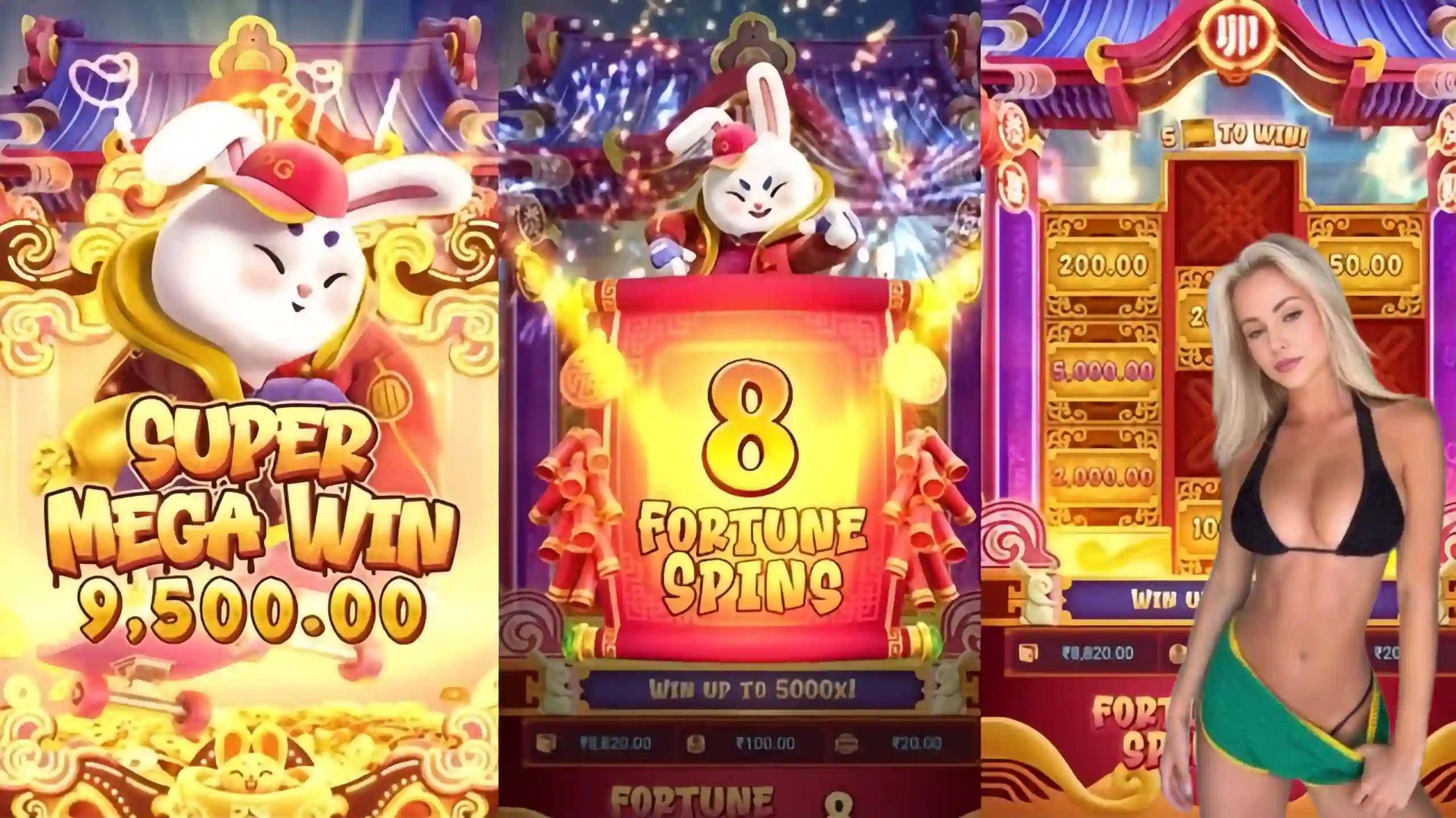 Wild Expansivo Fortune Rabbit 776brl - Coelho Dourado que Expande